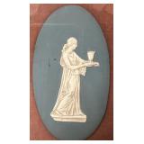 Set of 4 Framed Wedgwood Style Jasperware Plaques