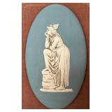 Set of 4 Framed Wedgwood Style Jasperware Plaques