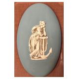 Set of 4 Framed Wedgwood Style Jasperware Plaques