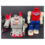 Fun and Unique Grouping of 5 Vintage and Modern Robots Assorted Lot