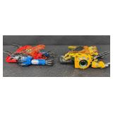 Transformers Beast Machines Beast Riders Cheetah and Mechatron Dragon Figures