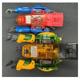 Transformers Beast Machines Beast Riders Cheetah and Mechatron Dragon Figures