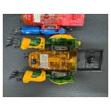 Transformers Beast Machines Beast Riders Cheetah and Mechatron Dragon Figures
