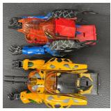 Transformers Beast Machines Beast Riders Cheetah and Mechatron Dragon Figures