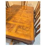 Vintage Drexel Heritage Furnishings Dining Table with 8 Chairs