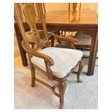 Vintage Drexel Heritage Furnishings Dining Table with 8 Chairs