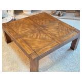 Vintage Drexel Woodbriar Square Coffee Table