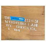 Vintage Drexel Woodbriar Square Coffee Table