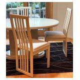 Vintage Contemporary Dining Table with 4 Chairs