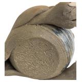 Handcrafted Clay Dragon Figurine 1998, 7.75 Inches Tall