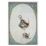 Framed 1973 Klabunde Signed Limited Edition Print 26/75 Wall Art 27" x 19"