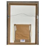 Framed 1973 Klabunde Signed Limited Edition Print 26/75 Wall Art 27" x 19"