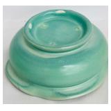 Set of Vintage Green McCoy Planters and Bowls