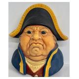 Bossons Chalkware Wall Masks - Fisherman and 14 Bumble 1969 Set