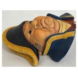 Bossons Chalkware Wall Masks - Fisherman and 14 Bumble 1969 Set