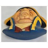 Bossons Chalkware Wall Masks - Fisherman and 14 Bumble 1969 Set