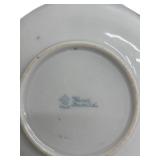 Vintage Nippon Hand-Painted Sugar Bowl with Lid, Saucer and Spoon