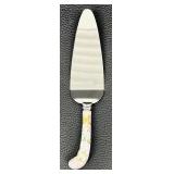 Set of 6 English Stainless Steel Cutlery with Floral Handles