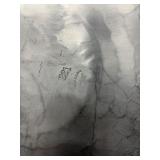 Set of 3 Vintage Embossed Pewter Serving Pieces, Largest 20.5 Inches, Craft 221