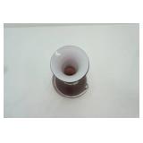 Monica Backstrom Glass Vase 12" tall (eggplant color)