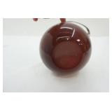 Monica Backstrom Glass Vase 12" tall (eggplant color)