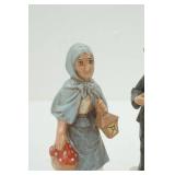 Vintage Figurines of an Elderly Man & Woman