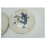 Vintage 1974 Norman Rockwell Plates "Four Seasons" & More