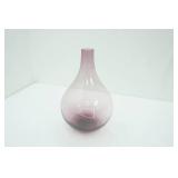Large Purple Art Glass Vase 15" tall