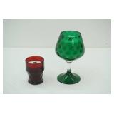 Vintage Glassware Made into Scented Candles