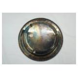 Vintage Crystal Claret Pitcher & Vintage Silver-Plated 3-leg Serving Tray