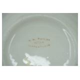 Vintage Ivory Porcelain Plate-Made in Italy, 25th Anniversary Silver-Plated Trim Plate, W.H. Tatler Soap Dish, Sugar Bowl-G&G Minneapolis-Japan