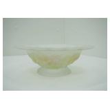 Vintage Frosted Glass Bowl