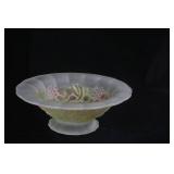 Vintage Frosted Glass Bowl