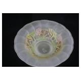 Vintage Frosted Glass Bowl