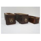 vintage sewing machine cabinet drawers