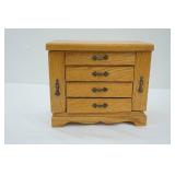 Vintage Wooden Jewelry Box
