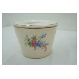 Vintage Universal Cambridge Pottery Covered Casserole Dish; Made in Portugal Translucent Glazed Terracotta Planter