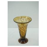 Vintage Murano-Style Hand-Blown Art Glass Vase