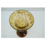 Vintage Murano-Style Hand-Blown Art Glass Vase