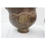 Antique Hammered Copper Jardiniere or Planters (one has Russian Empire Emblem)