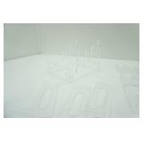 Clear Acrylic Plate Display Stand
