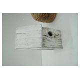 Decorative Birdhouse & Decorative Skep Beehive made from Woven Straw