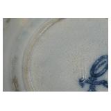 Wedgwood "California" Pearl Stoneware Plate & Others; Pottery Spongeware Heart Shaped Bowl