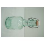 Vintage Stoneware Salad Dressing Jugs & Vintage Glass Bottle