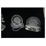 Vintage Imperial Glass Lace Edge Candle Holders (2ct); Sunflower Tea Light Votive Candle Holders (2ct)