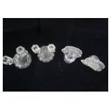 Vintage Imperial Glass Lace Edge Candle Holders (2ct); Sunflower Tea Light Votive Candle Holders (2ct)