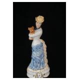 Vintage Capodimonte Porcelain Figurine 13" tall