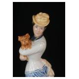 Vintage Capodimonte Porcelain Figurine 13" tall