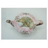 Vintage Andrea by Sadek Porcelain Cat Teapot