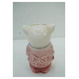 Vintage Royal Copley Piggy Bank 6" tall